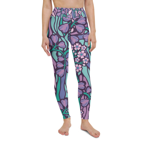 Women's Leggings (Wonderland Flowers)