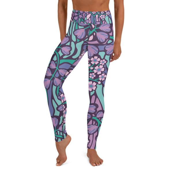 Women's Leggings (Wonderland Flowers)