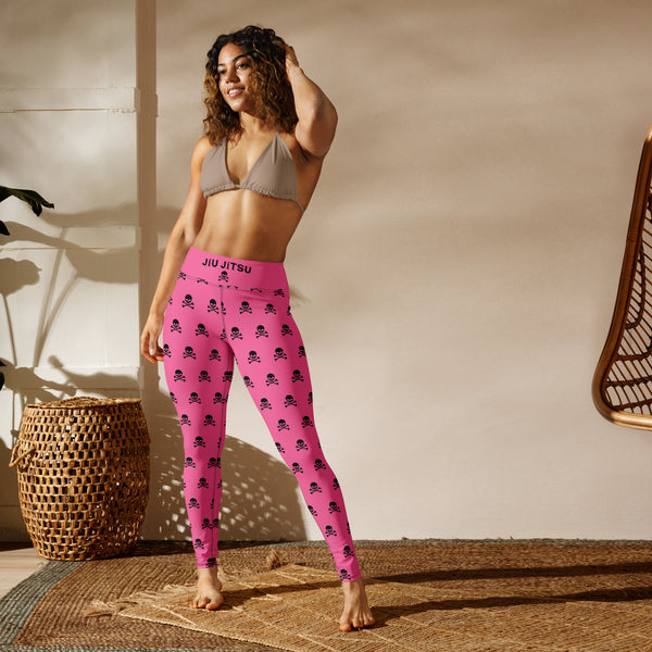 Women's Leggings (Pink Pirate)