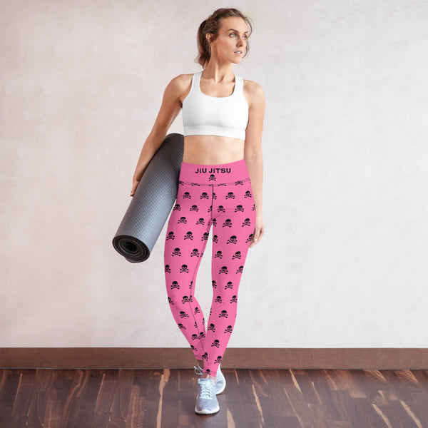 Women's Leggings (Pink Pirate)