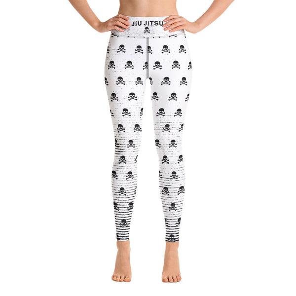 Women's Leggings (B&W Pirate)