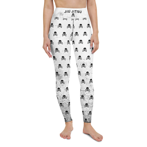 Women's Leggings (B&W Pirate)