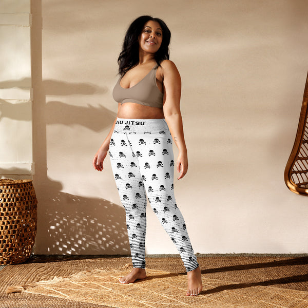 Women's Leggings (B&W Pirate)