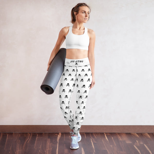 Women's Leggings (B&W Pirate)