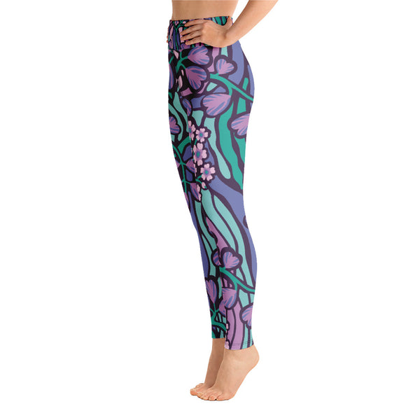 Women's Leggings (Wonderland Flowers)