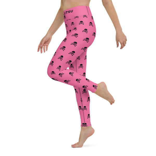 Women's Leggings (Pink Pirate)