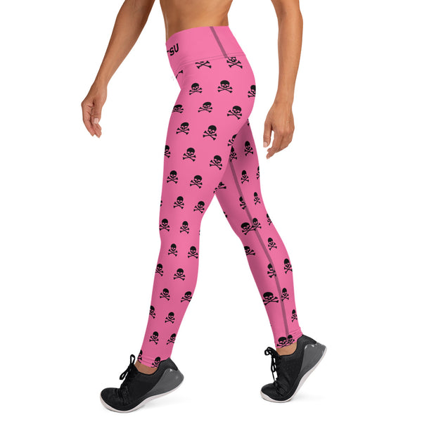 Women's Leggings (Pink Pirate)