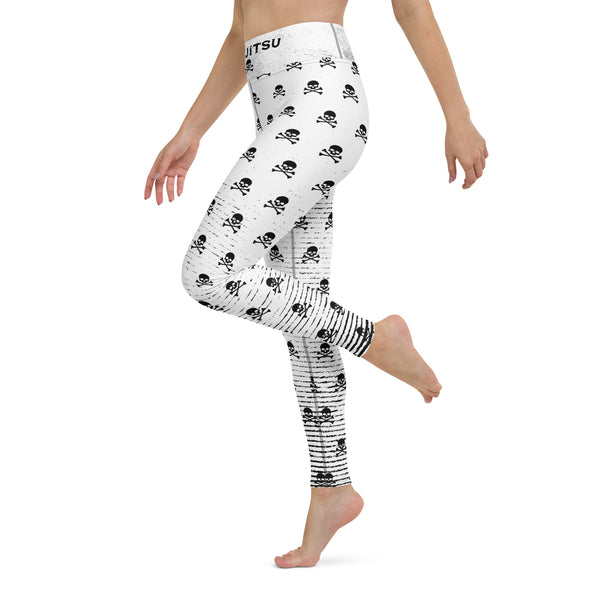 Women's Leggings (B&W Pirate)