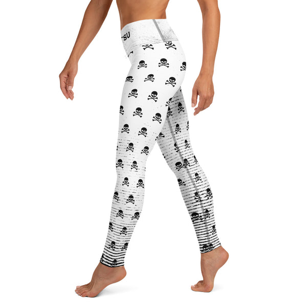 Women's Leggings (B&W Pirate)