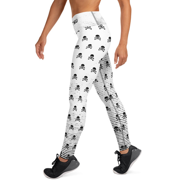 Women's Leggings (B&W Pirate)