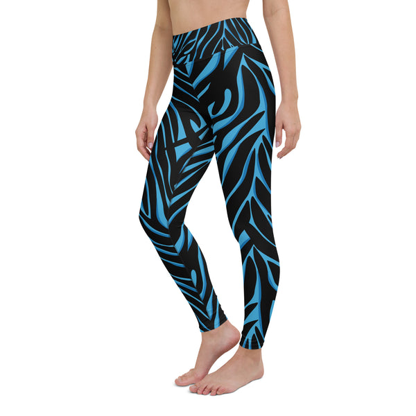 Women's Leggings (Blue Tiger)