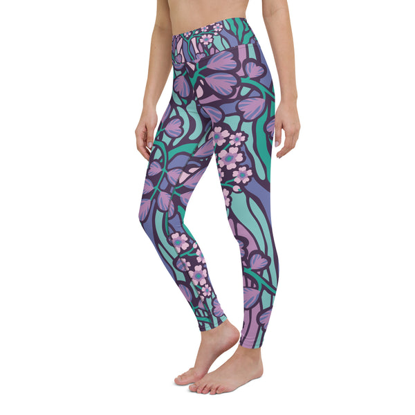 Women's Leggings (Wonderland Flowers)