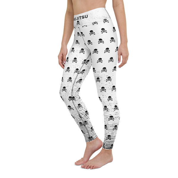 Women's Leggings (B&W Pirate)
