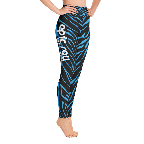 Women's Leggings (Blue Tiger)