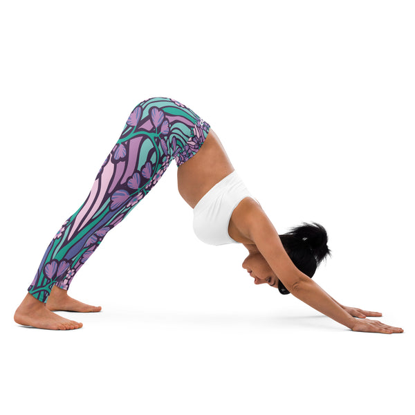 Women's Leggings (Wonderland Flowers)
