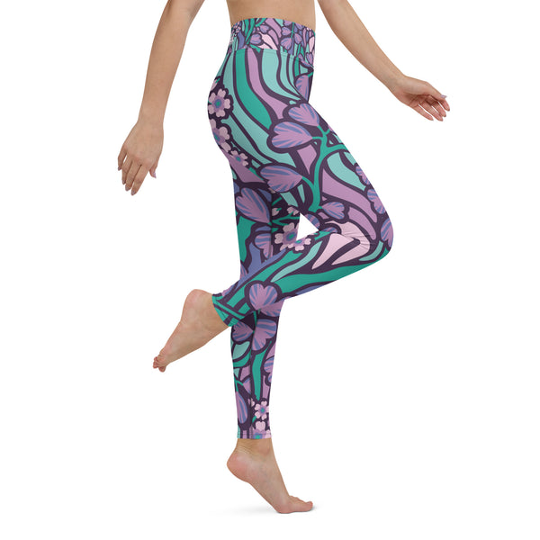Women's Leggings (Wonderland Flowers)