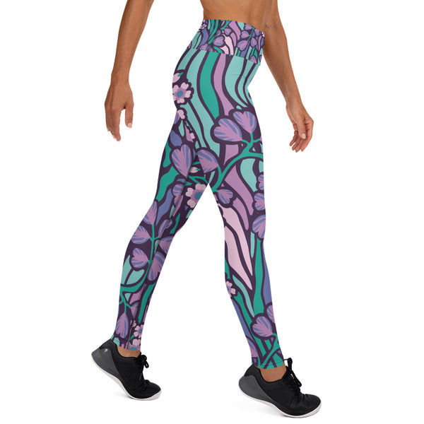 Women's Leggings (Wonderland Flowers)