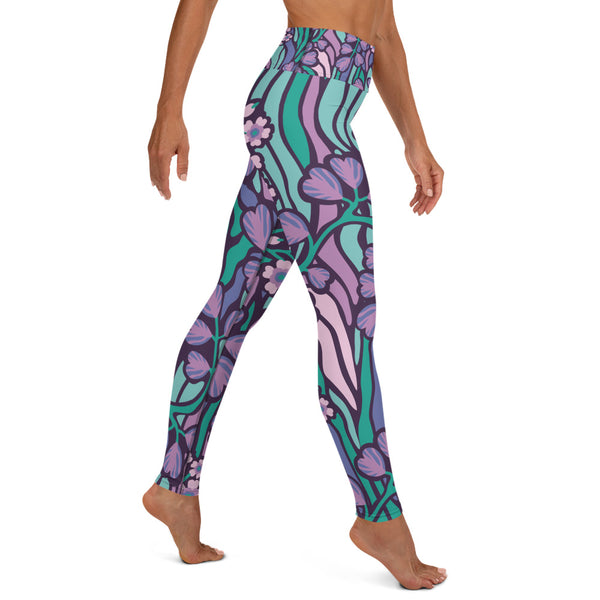 Women's Leggings (Wonderland Flowers)
