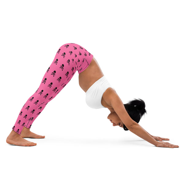 Women's Leggings (Pink Pirate)