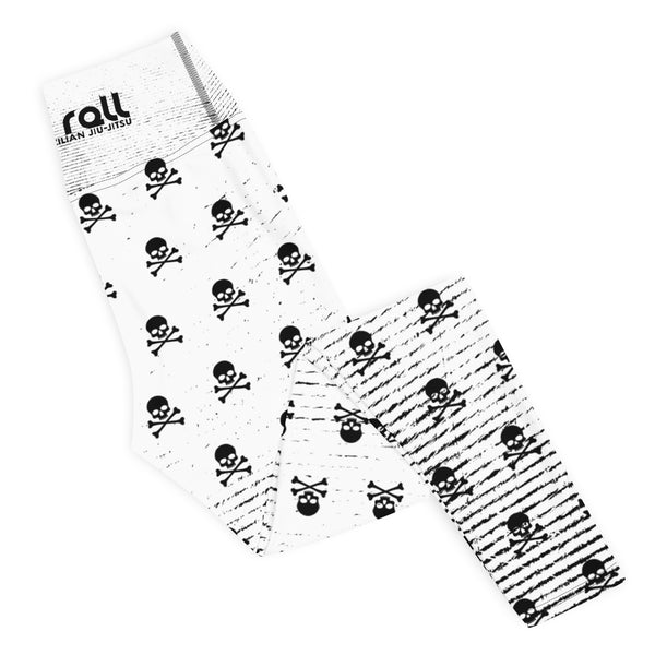 Women's Leggings (B&W Pirate)