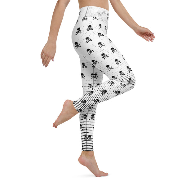 Women's Leggings (B&W Pirate)