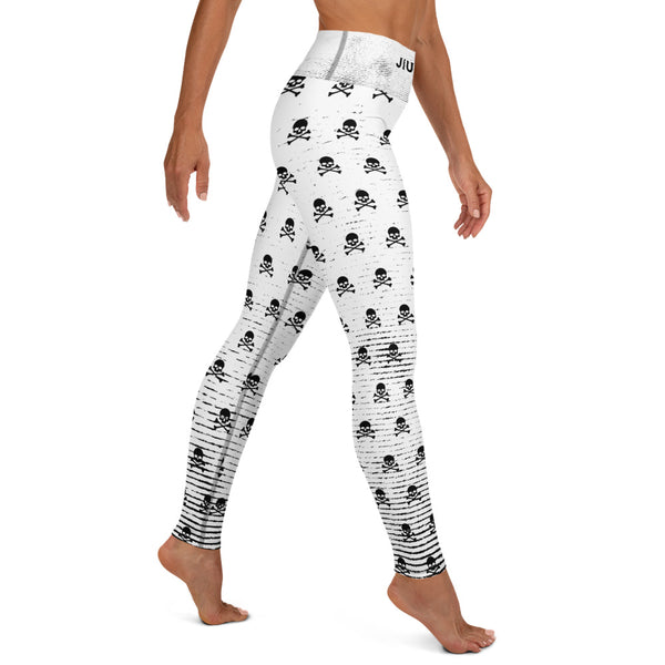 Women's Leggings (B&W Pirate)