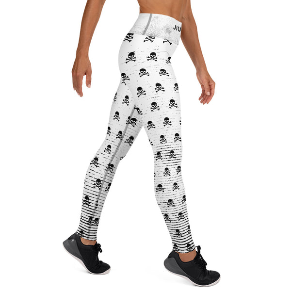 Women's Leggings (B&W Pirate)