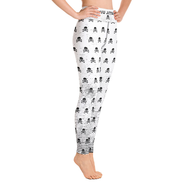 Women's Leggings (B&W Pirate)