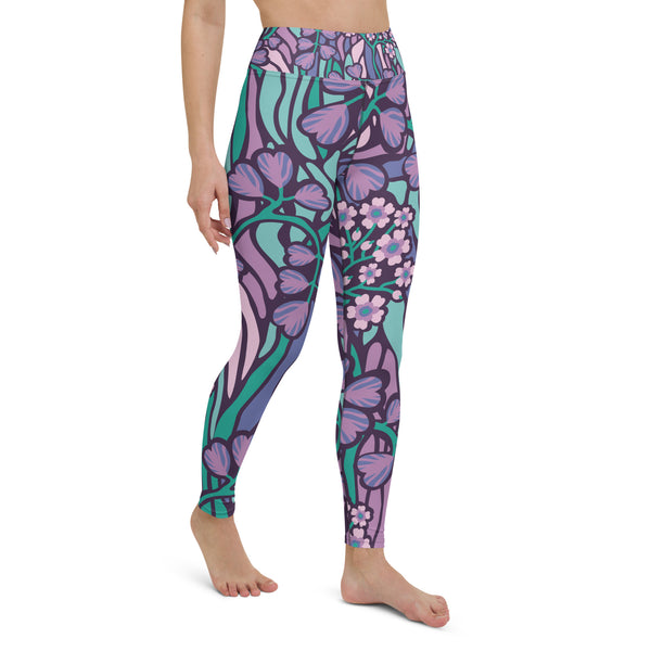 Women's Leggings (Wonderland Flowers)