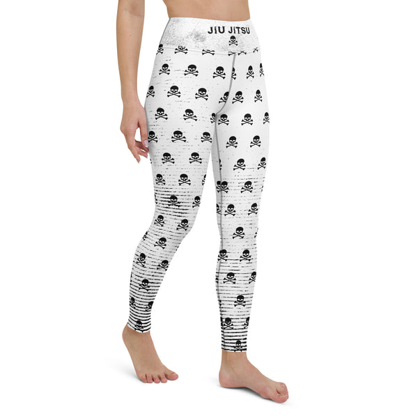 Women's Leggings (B&W Pirate)