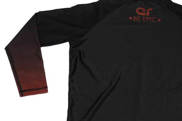 Faded Ranked Rash Guards (Brown Belt)