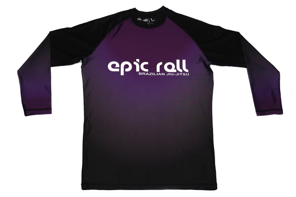 Faded Ranked Rash Guards (Purple Belt)