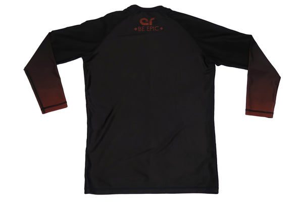Faded Ranked Rash Guards (Brown Belt)