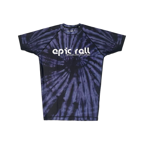 Tie Dye Rash Guard (Purple Haze) Short Sleeve