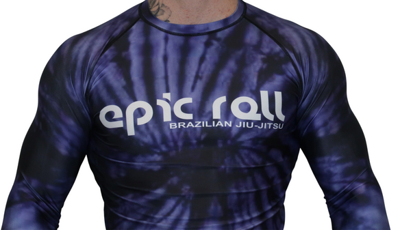 Epic Tie Dye Rash Guard (Purple Haze) Long Sleeve