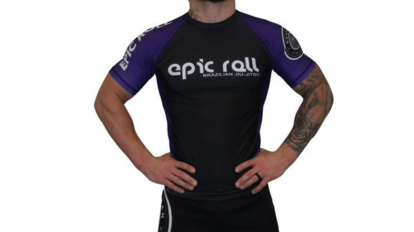 Ranked Short Sleeve Rash guards (Purple Belt)