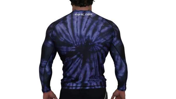 Epic Tie Dye Rash Guard (Purple Haze) Long Sleeve