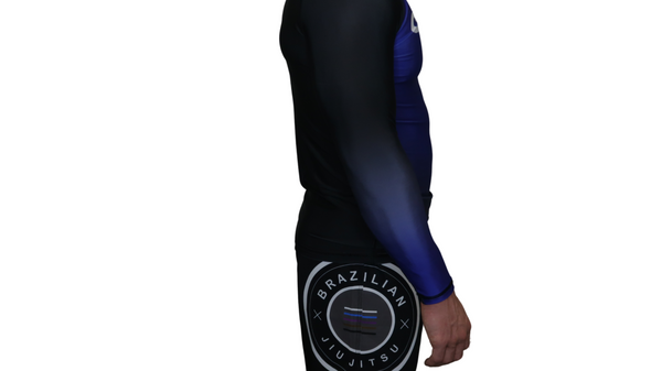 Faded Ranked Rash Guards (Blue Belt)