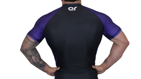 Ranked Short Sleeve Rash guards (Purple Belt)