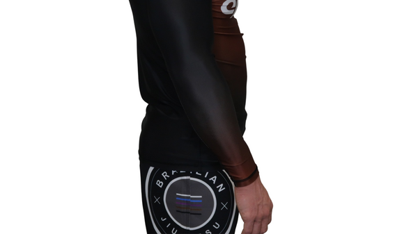 Faded Ranked Rash Guards (Brown Belt)