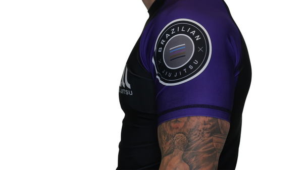 Ranked Short Sleeve Rash guards (Purple Belt)