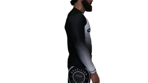 Faded Ranked Rash Guards (White Belt)