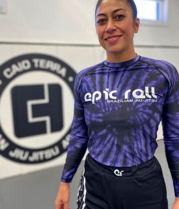 Epic Tie Dye Rash Guard (Purple Haze) Long Sleeve