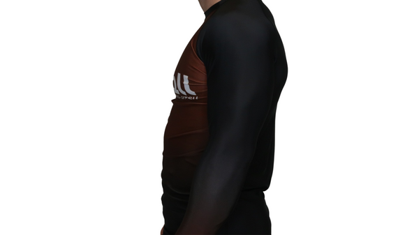 Faded Ranked Rash Guards (Brown Belt)