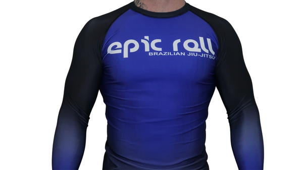 Faded Ranked Rash Guards (Blue Belt)
