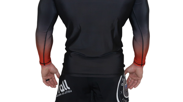 Faded Ranked Rash Guards (Black Belt)