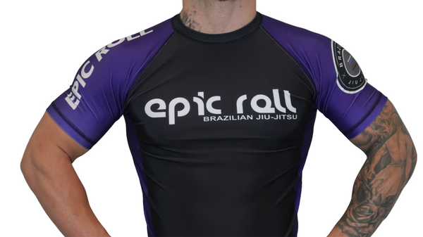Ranked Short Sleeve Rash guards (Purple Belt)