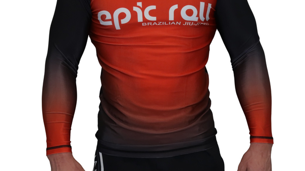 Faded Ranked Rash Guards (Black Belt)
