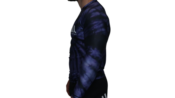 Epic Tie Dye Rash Guard (Purple Haze) Long Sleeve