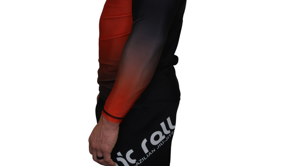 Faded Ranked Rash Guards (Black Belt)